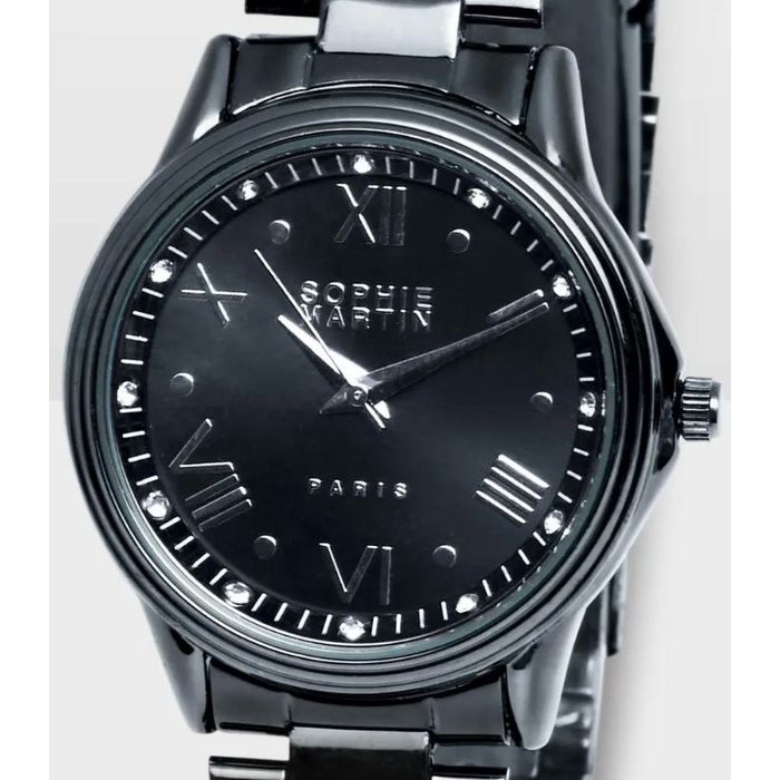 JAM OCEANA BLACK SOPHIE MARTIN JAM TANGAN SOPHIE MARTIN