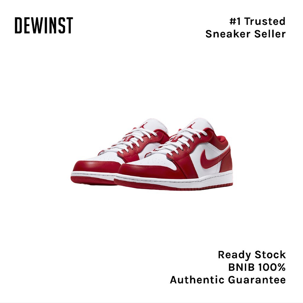 AIR JORDAN 1 LOW "Gym Red" BNIB RESMI ORIGINAL