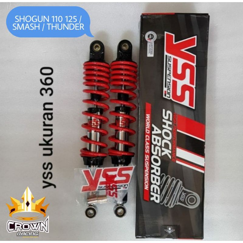 Shock YSS Topup 360mm Bebek Shogun 110 125 / Smash / Thunder Universal