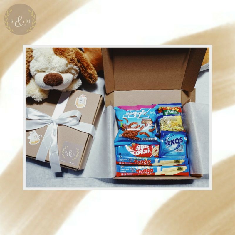 

[ TERMURAH! ] S SNACK BOX HADIAH WISUDA, ULTAH, DLL