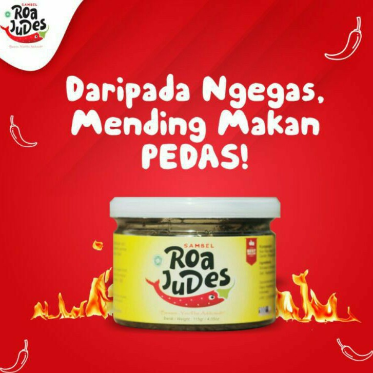 

Sambel Roa Judes ( Paket Isi 10 Jar )
