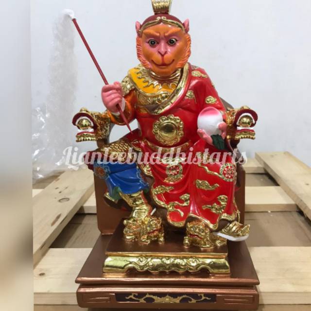 Patung dewa kera sakti taysengkong sunwukong uk 12 inch