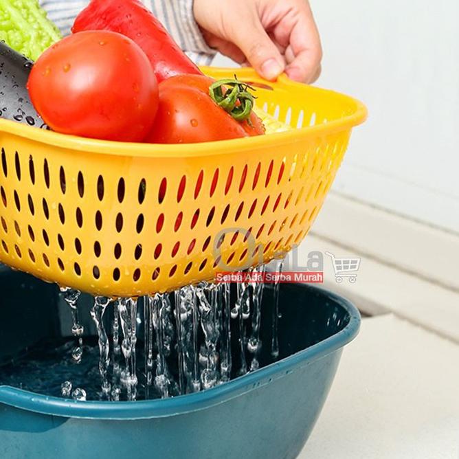 ★ KERANJANG TIRISAN SERBAGUNA 6IN1 OLL-0710 ♠