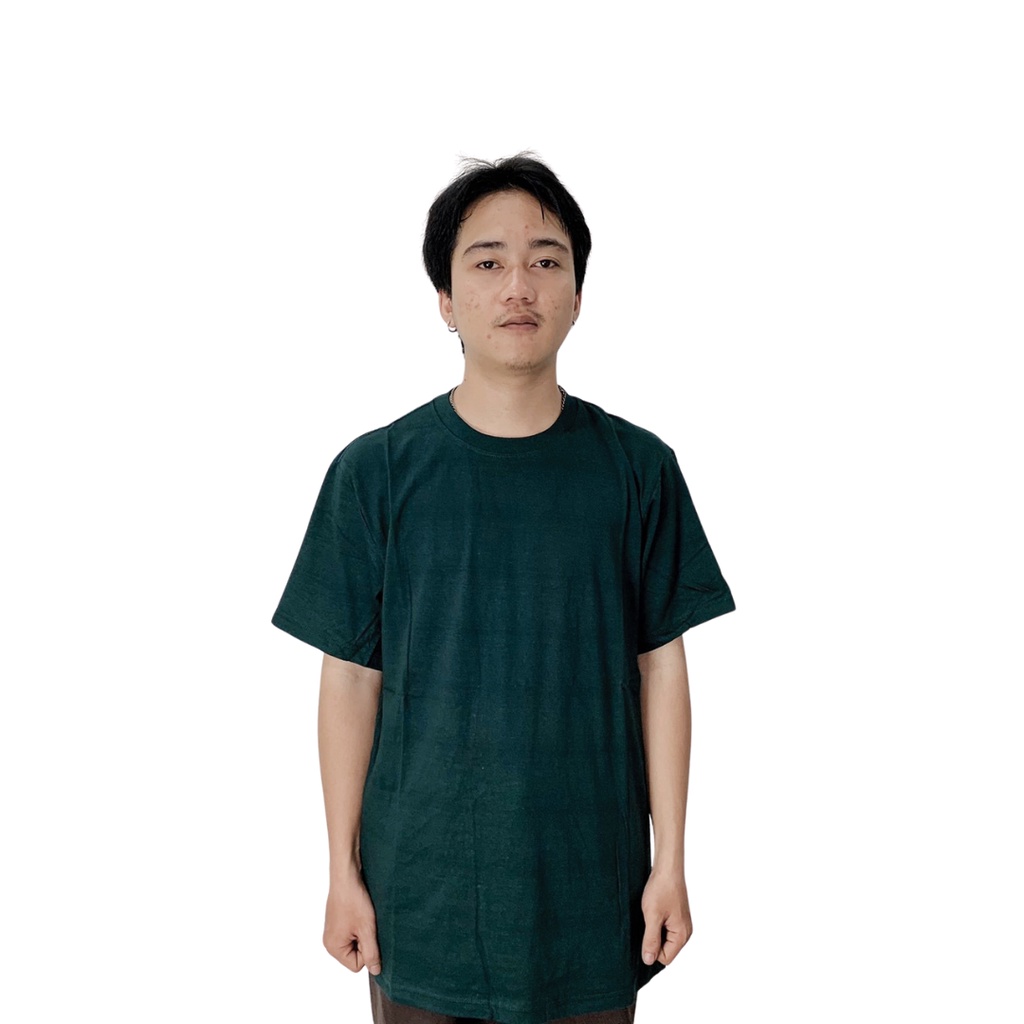 Bitsnbobs76 Tshirt Kaos Polos Hijau Botol HunkyDori