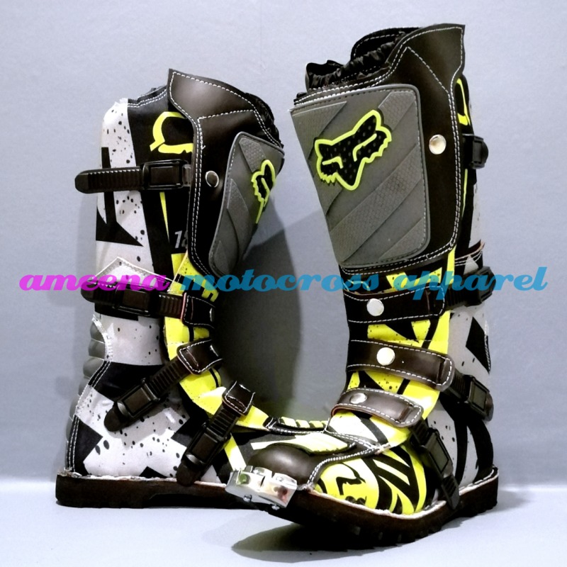 Jerseyset Cross, Sepatu Trail &amp; Sarung Tangan Motocross Fullset - JSG001A