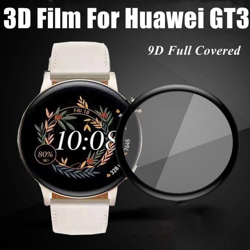 3d Pelindung Layar Smartwatch Huawei GT 2 3 Pro GT2e 42mm 46mm Watch 3 Pro 43mm 46mm 46mm