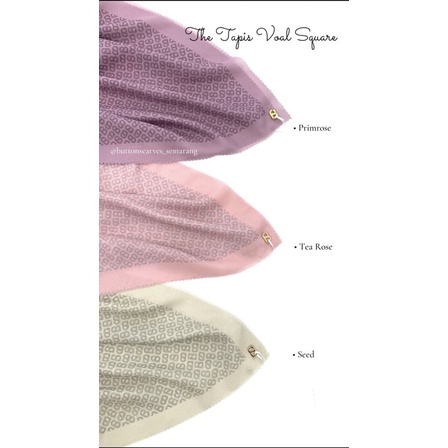 The Tapis voal square Buttonscarves