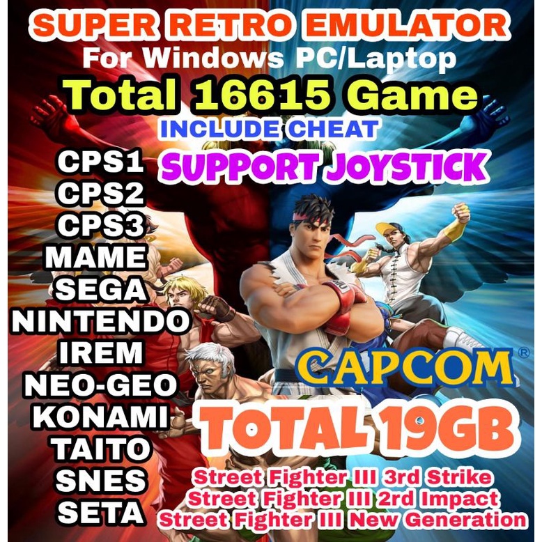 Game Retro Emulator for PC Laptop