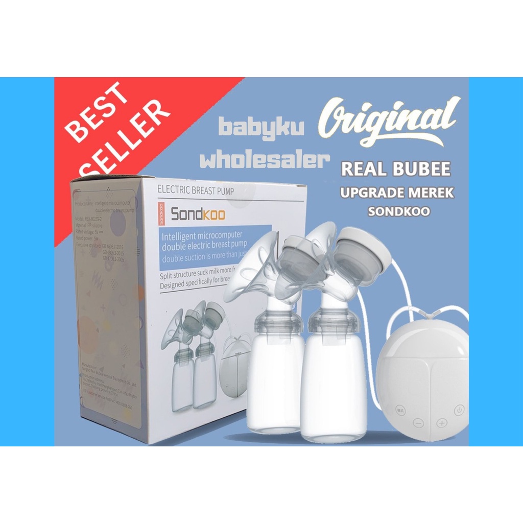 Pompa asi electric real bubee / electric double breast pump real bubee