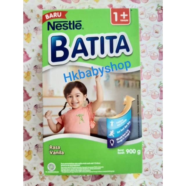 BATITA  1+   VANILA/ MADU 900 Gram.      Packing :  kardus