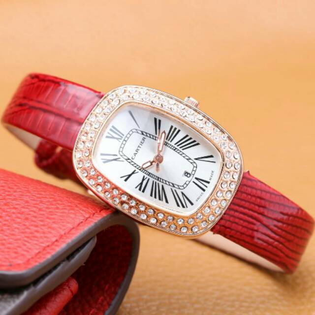 CARTIER KULIT UK D3CM JAM WANITA