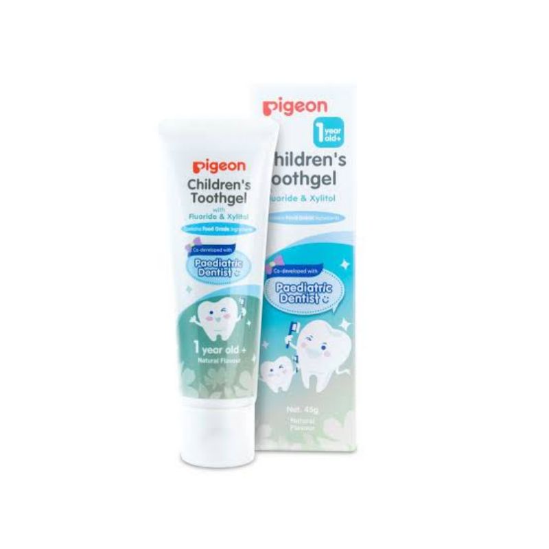 PIGEON Children's Toothgel 45G | Pasta Gigi Anak 2Y+  (Tersedia Varian Rasa)