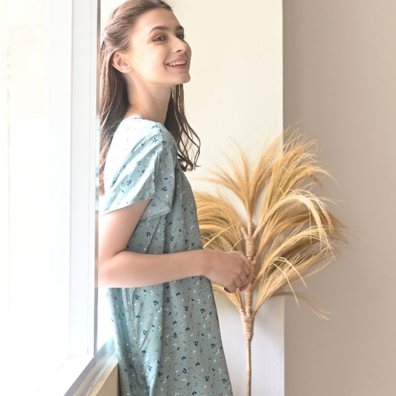 Daster Rayon HABEL NON BUSUI Panjang Semata Kaki-Habel 24