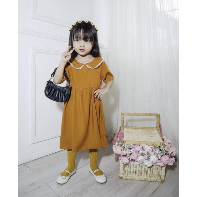 Dress Shaffa 1-4Tahun Baju Anak Perempuan