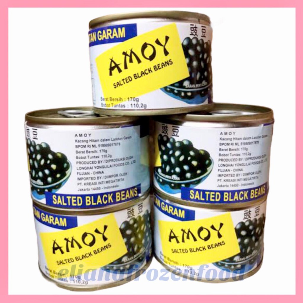 

AMOY SALTED BLACK BEAN TAUSI 170 GR / KACANG HITAM GARAM KALENG