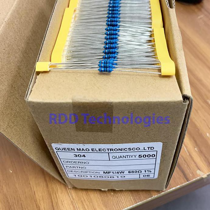 Resistor Metal Film Taiwan 1/4 watt 100K Ohm rdtch29 Ayo Beli