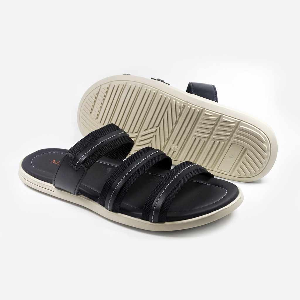 Mascotte LAVAN Sandal Pria 975.250 - 252 [ Hitam, Cokelat, Tan dan Navy ] / Ramayana Jatinegara