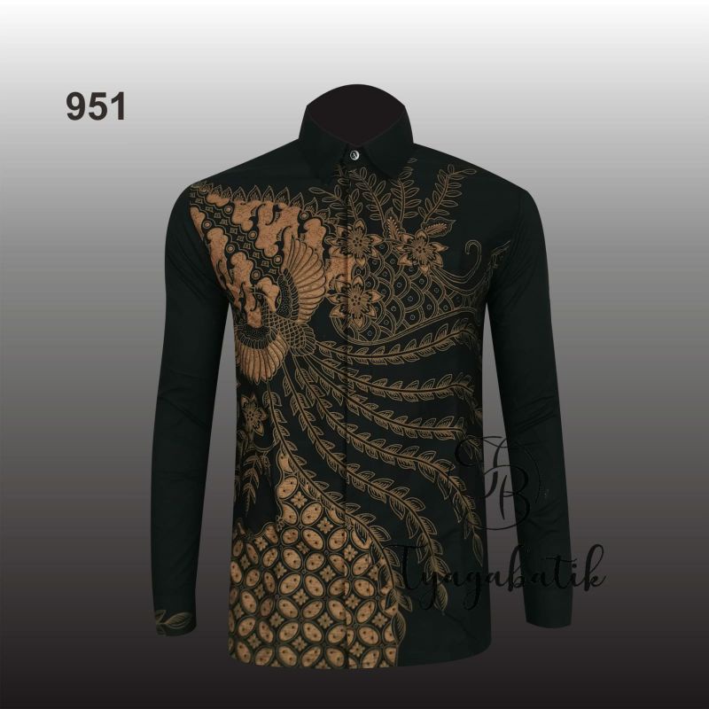 Kemeja Batik Slimfit Lapis Furing Premium 951 Tyaga Batik