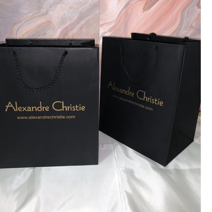 

[PRODUK QhgI0] Paper bag Alexandre Christie Hitam Paper Bag Kotak Jam Tangan 88A