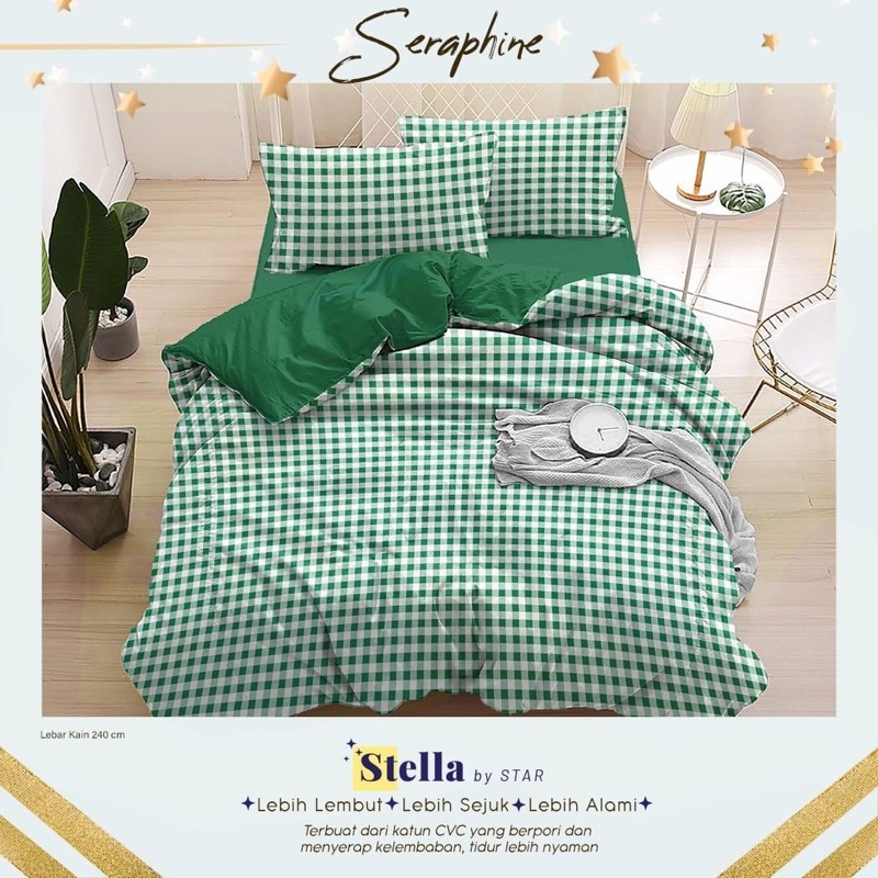 kain sprei meteran picnic seraphine matching star