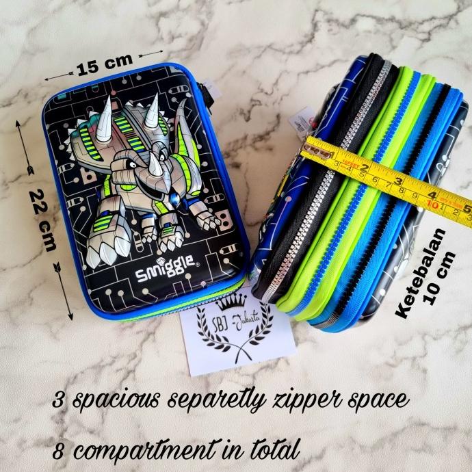 

TEMPAT PENSIL KOTAK PENSIL SMIGGLE ILLUSION TRIPLE HARDTOP PENCIL CASE