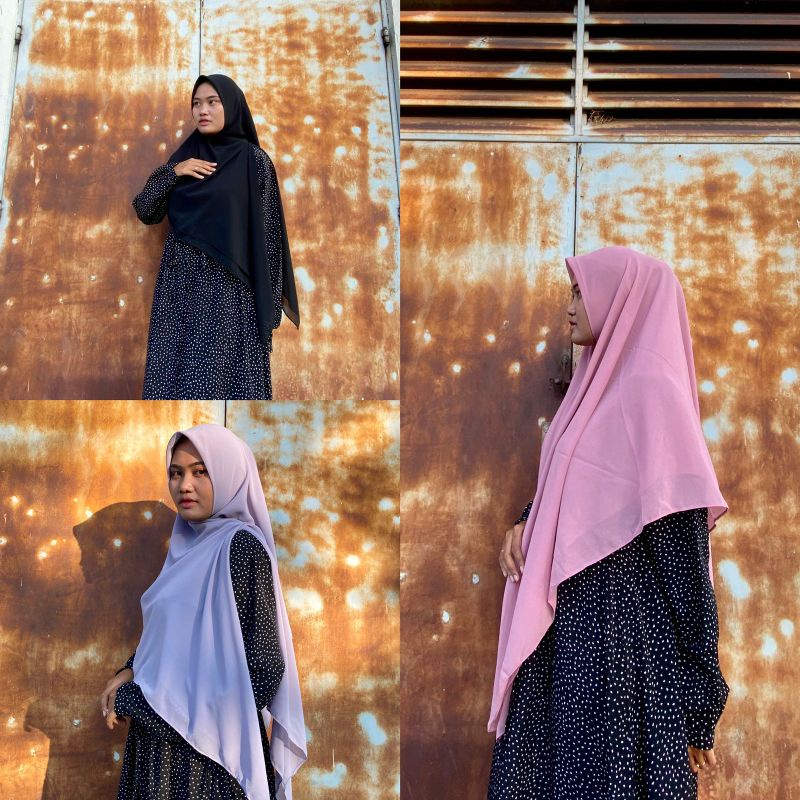 Hijab instan baby doll premium model Queenaa/ hijab instan kekinian/ hijab cod resleting