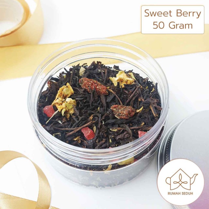 

(BISA COD) 50gr Sweet Berry / Black Tea Fruity Blend / Teh Hitam Berry Apel Mint