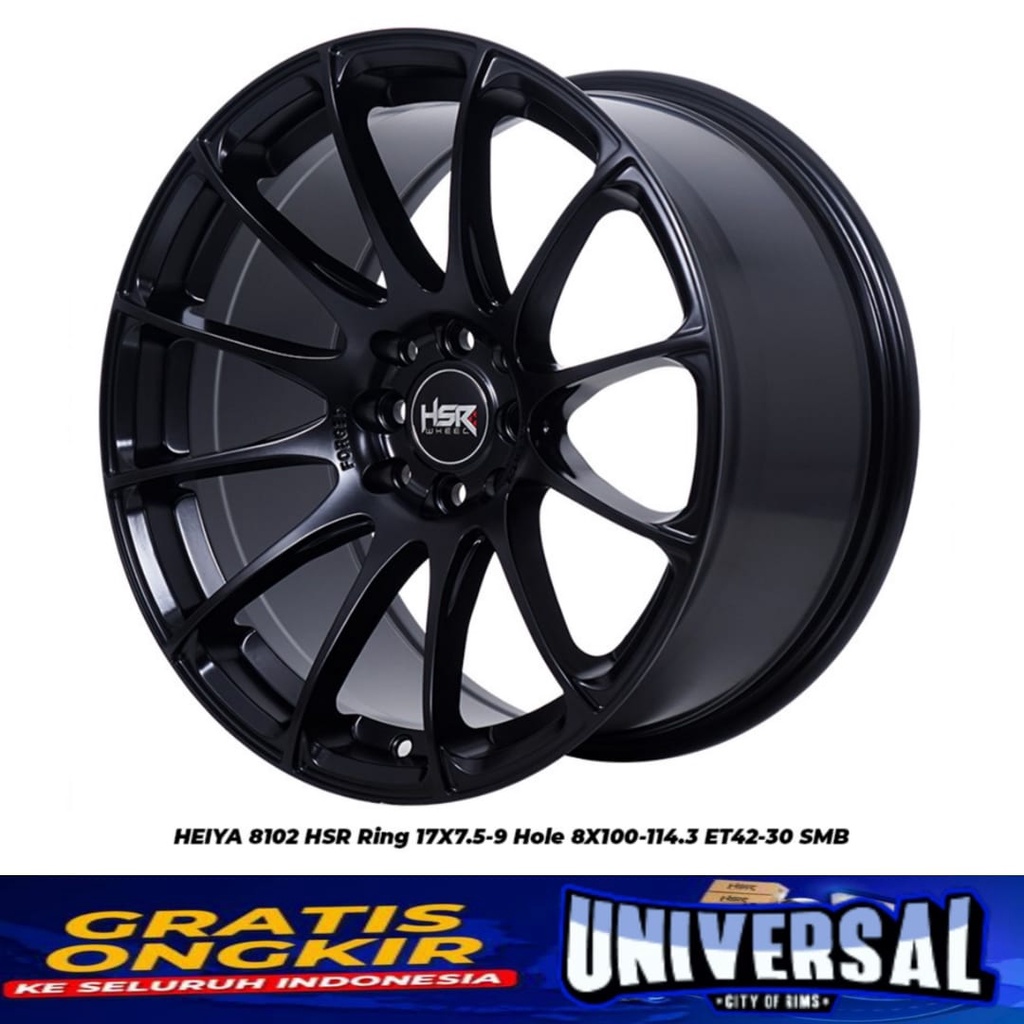 Velg Mobil Ring 17 HSR WHEEL Heiya R17 Velg Confero Yaris Accent Elantra