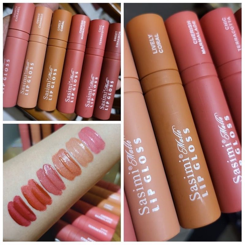 Medan Cod Murah [ Per Batang ] Lip Cream Sasimi Matte / Lipcream Sasimi Matte / Lipgloss Sasimi Matt