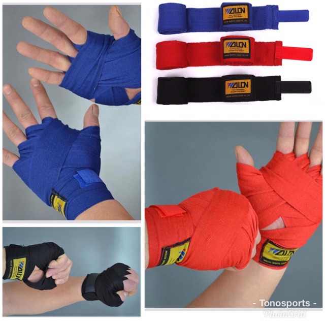 Bandage 2 Pcs Perban Strap Wrap Boxing Muay Thai Mma Taekwondo Sarung Tangan Beladiri Mma Tinju Shopee Indonesia