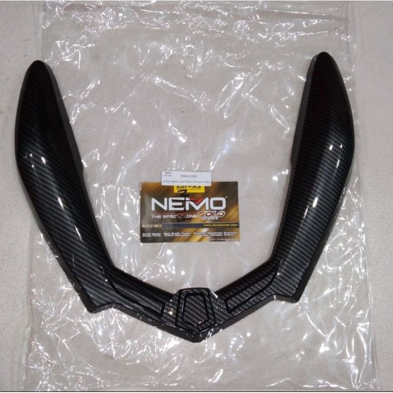 Tutup cover behel belakang carbon kevlar Yamaha All New NMAX-155 2020 NEMO