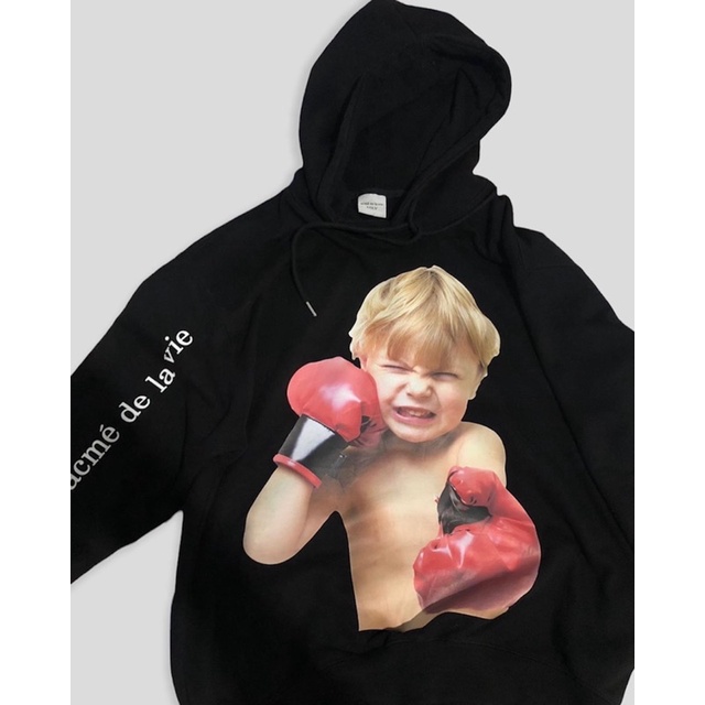 ADLV Hoodie Black Baby Boxing face