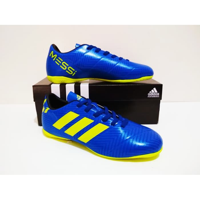 Olahraga SEPATU FUTSAL Adidas NEMEZIZ IC New Grade Ori (Blue Volt)