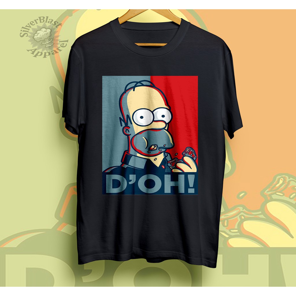 Kaos Kartun The Simpsons - Homer Simpsons Donuts -