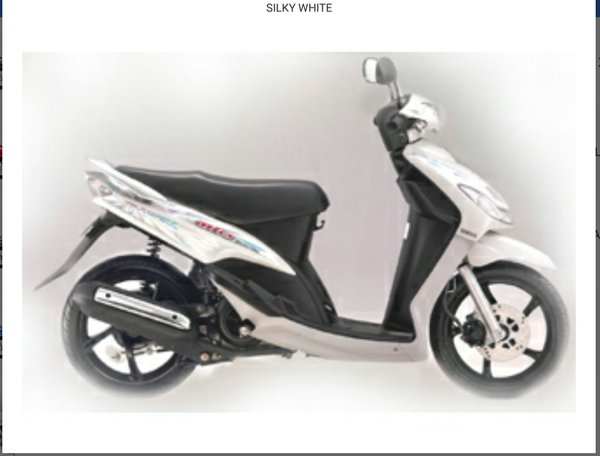 Bodi Halus Yamaha Mio Sporty Warna Putih