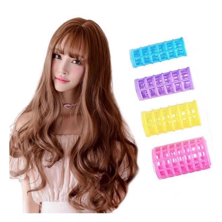 Hair Roller Set 5Pcs + Roll Curler / Roll Rambut / Jepit Rambut Set Penambah Volume