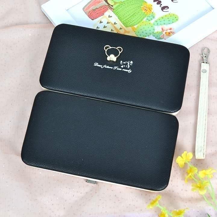 Dompet Box Variasi Tedy Bear Wanita Import 1517-6