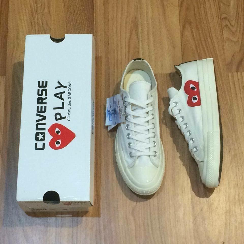 Converse cdg low cream