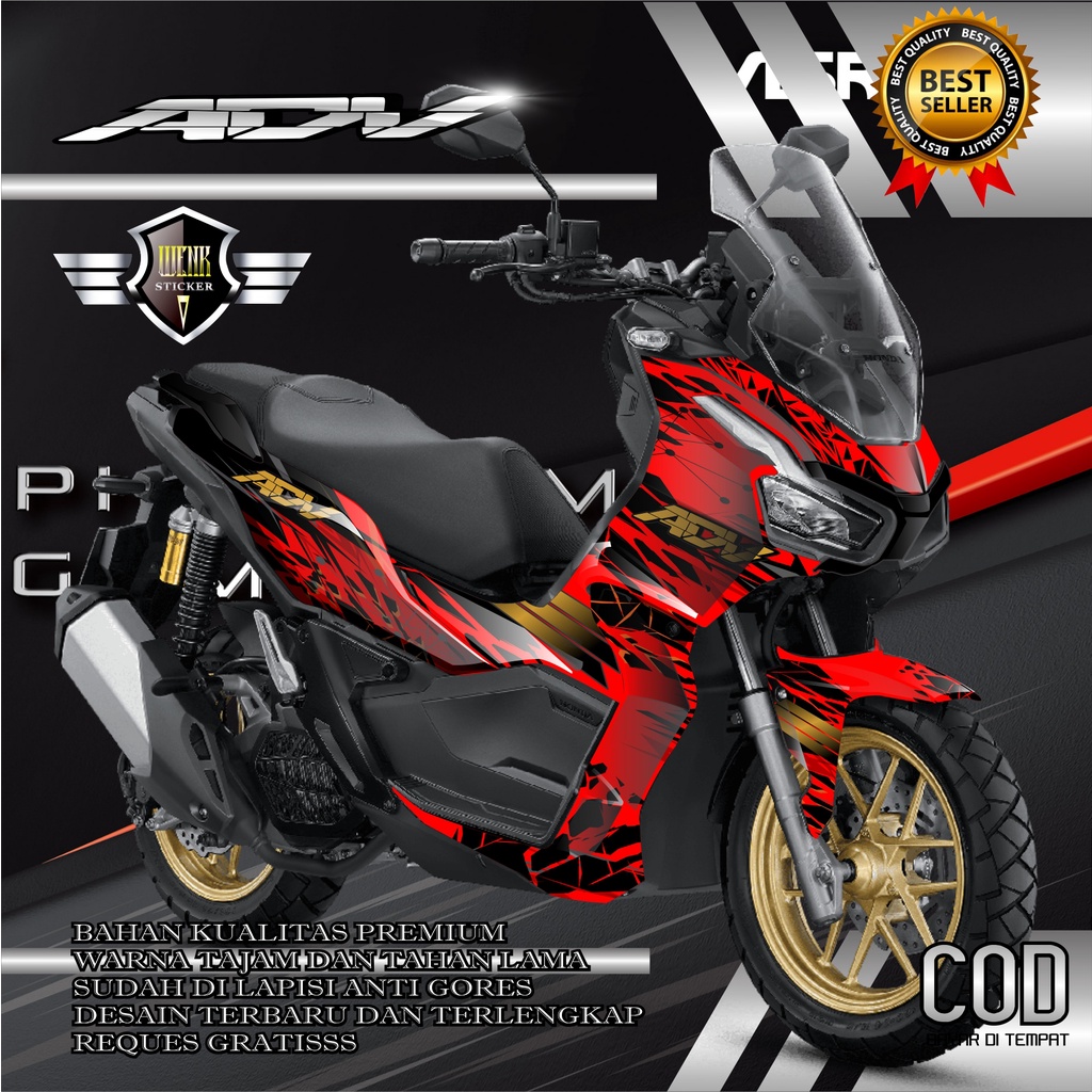 DECAL STICKER ADV SPYDER ADVENTURE FULL BODY