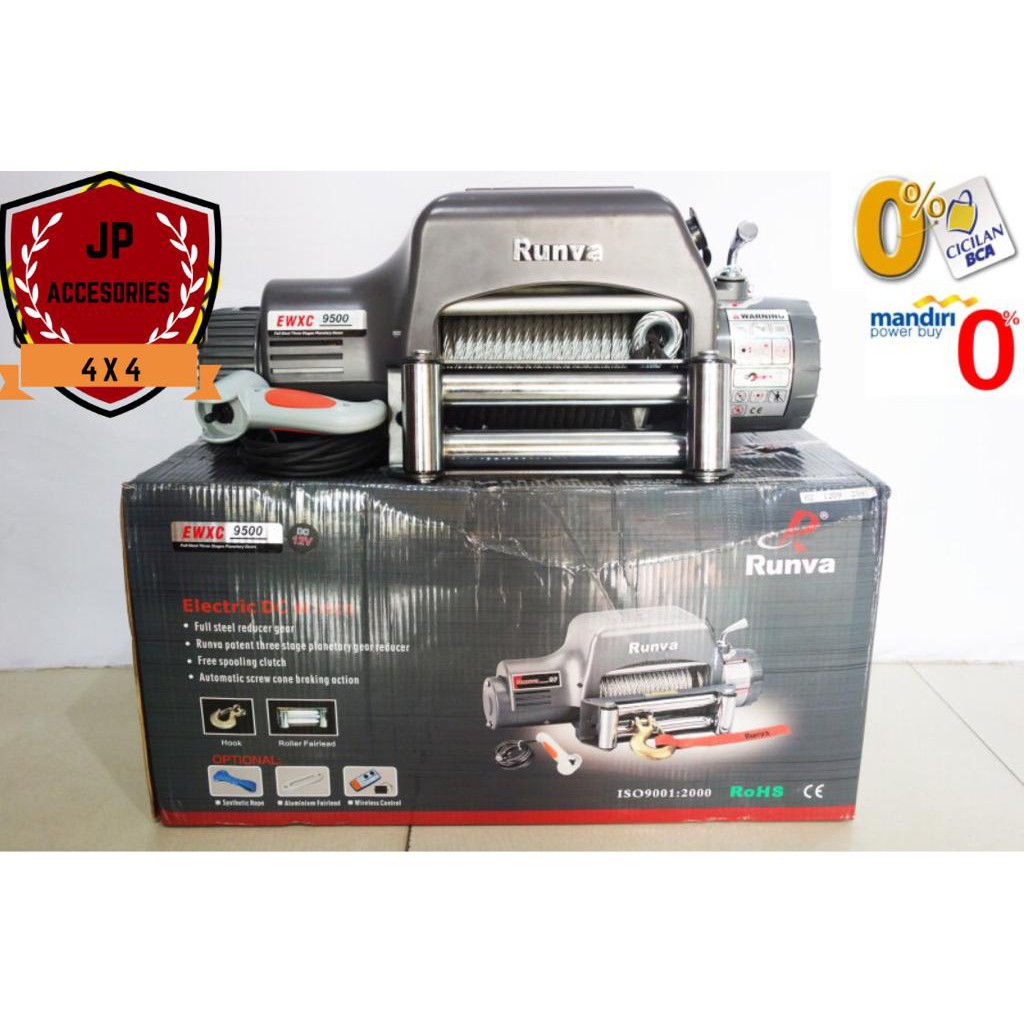 Winch Runva EWXC-9500 lbs Steel Rope