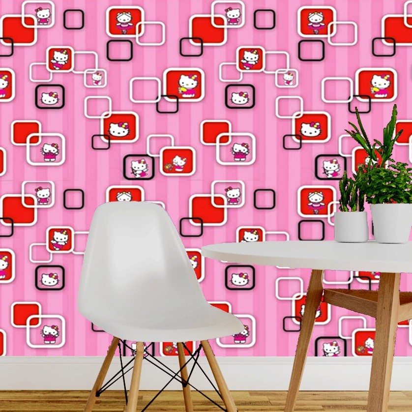 Wallpaper dinding 3d motif karakter anak / Wallpaper dinding kamar tidur anak wallpaper stiker dinding rumah 45cm x 9m