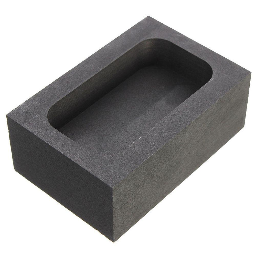 [Elegan] Graphite Crucible 5OZ Scrap Leleh Untuk Emas Perak 55*37*20mm Bangunan Logam