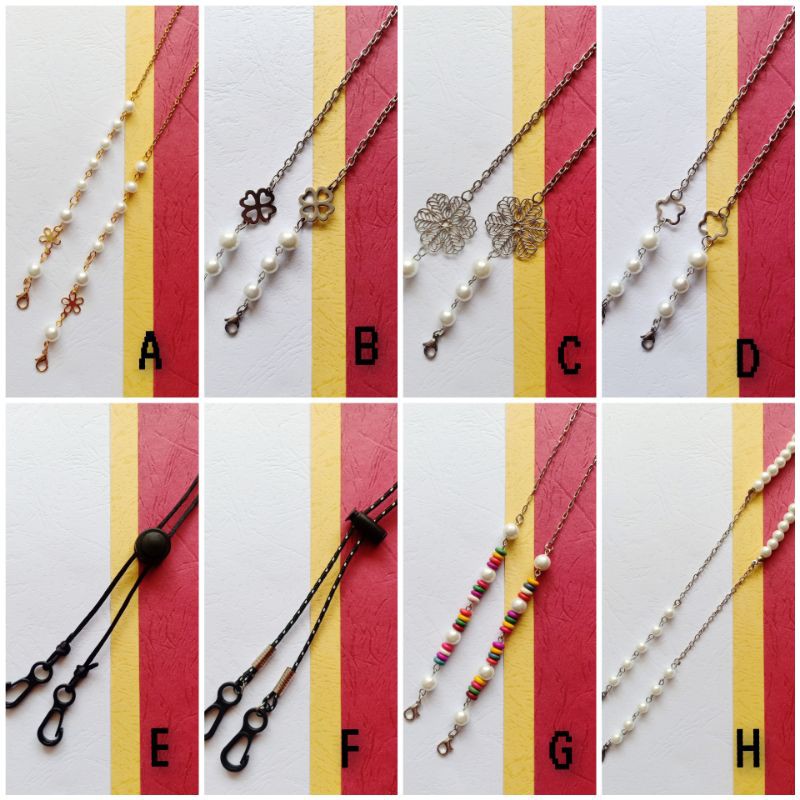 Strap Masker Kalung Rantai Masker Konektor Masker