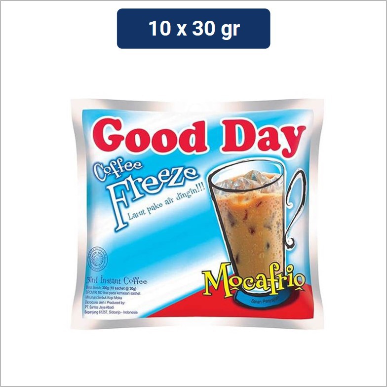 

Good Day Freeze Moccafrio 30gr x 10