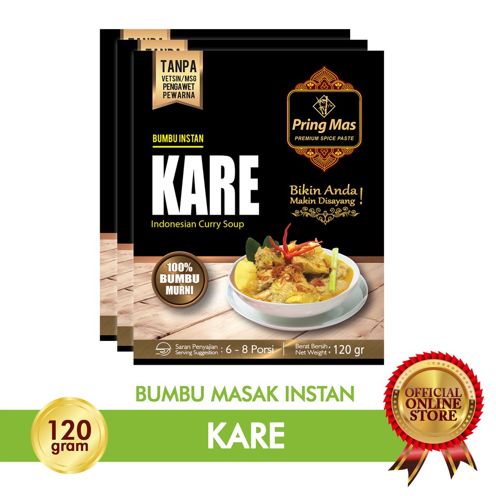 

Pring Mas Bumbu Masak Sop Kari Ayam Jawa 6-8 porsi