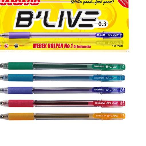 

Produk Terbatas Standard Pen - Blive 0.3 Isi 12 pcs ( Pulpen, Pena, Ballpoint ), lq1...