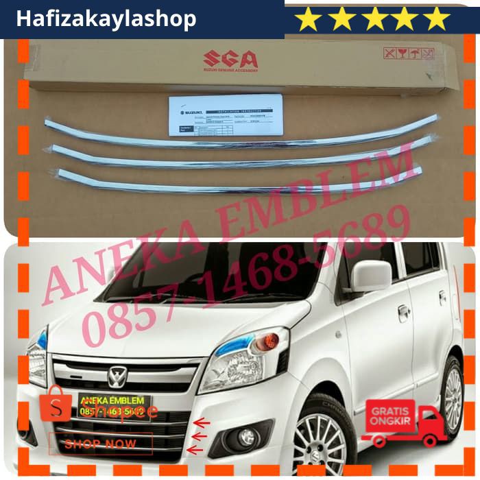 Part mobil lis grill wagon r - lis grill Karimun wagon r - bawah - wagon r zn 222