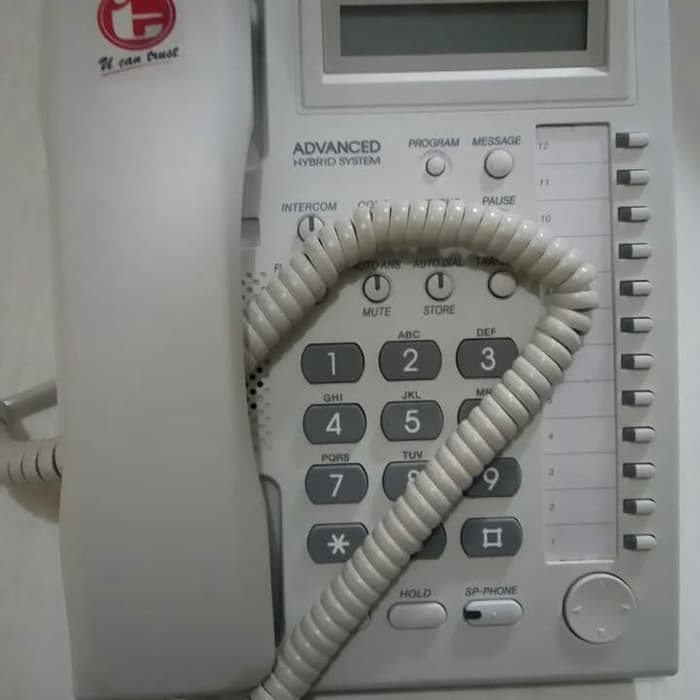 telpon panasonic KX-T7730X - Putih - Khusus untuk mesin PABX # tidak buat INDIHOME saja