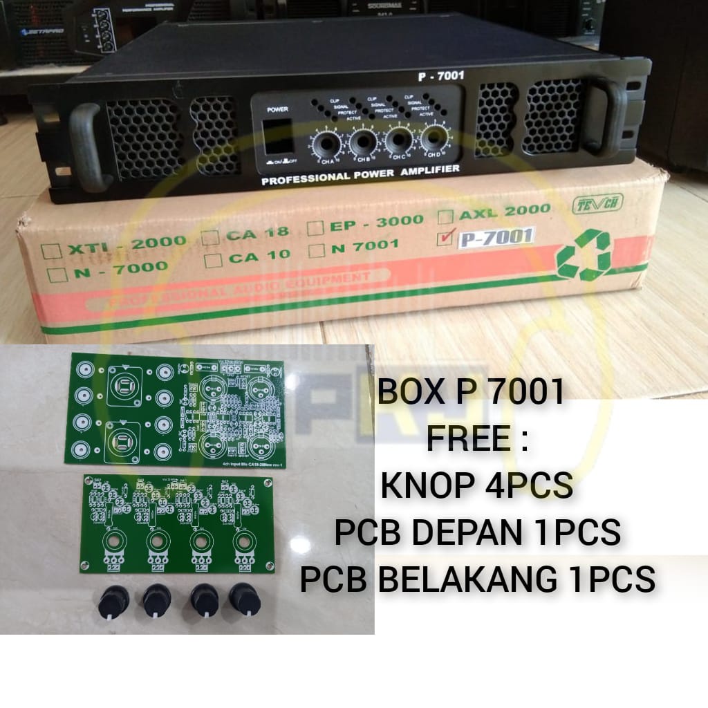 BOX POWER AMPLIFIER 4CH P 7001 Box power amplifier 4 channel P7001
