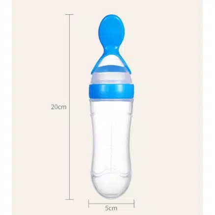 Sendok botol Makan Bayi / Botol Sendok / Botol Silicone Baby Feeding Bottle Spoon / SENDOK BOTOL